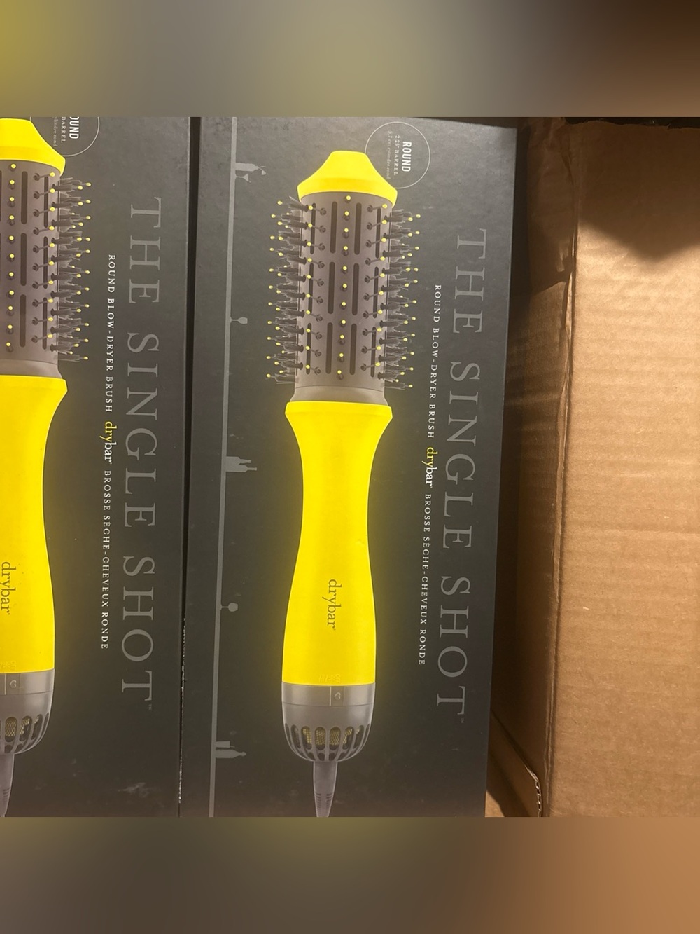 Drybar Single Shot Round Blow-Dryer Brush in Bright Yellow